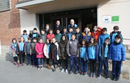 Estudiants de quart de Primària de l'Escola Gilpe visiten l'Ajuntament de la Llagosta