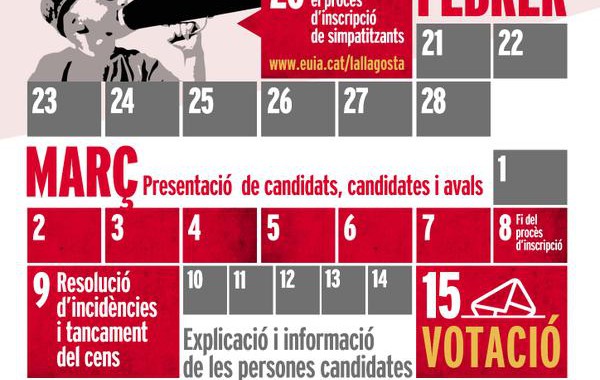 EUiA de la Llagosta valida un cens de 46 persones per a les primàries del 15 de març