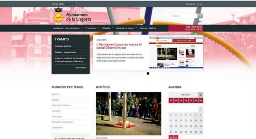 L'Ajuntament de la Llagosta presentarà tres nous webs municipals el dijous