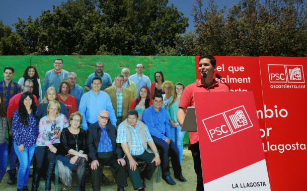 El PSC demana en el seu míting central el vot per tornar a millorar la Llagosta amb un alcalde proper
