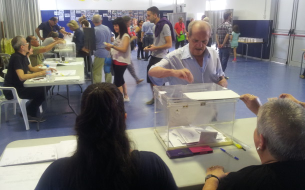 El primer avanç electoral registra el 32,90 % de participació a la Llagosta