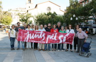 Joan Tardà acompanya Junts pel Sí a fer campanya pels carrers de la Llagosta