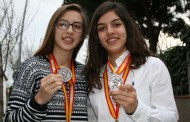 Anna Escribano i Paula Jiménez, satisfetes de la plata estatal sub-17 amb Catalunya