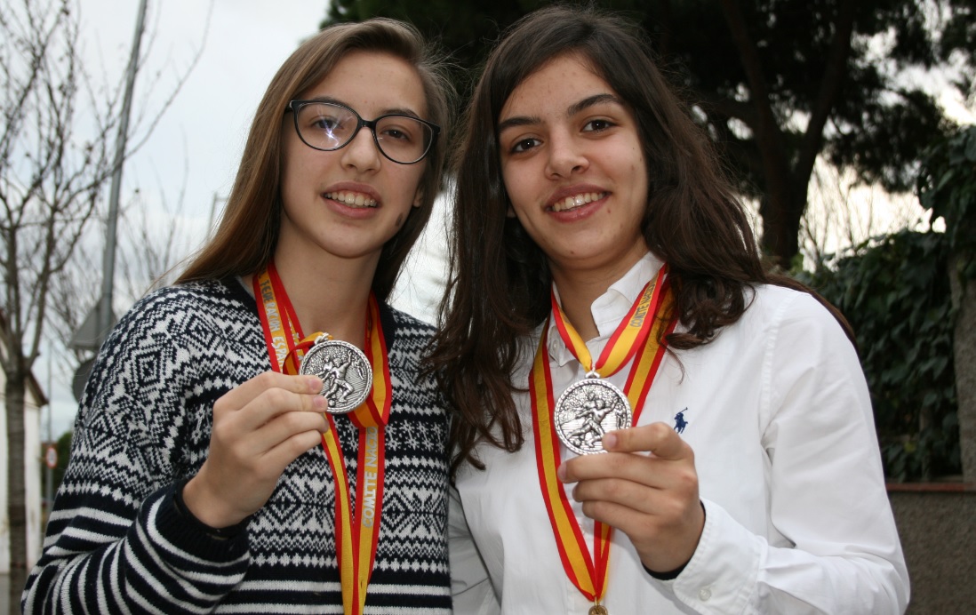 Anna Escribano i Paula Jiménez, satisfetes de la plata estatal sub-17 amb Catalunya