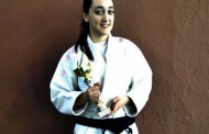 La judoka llagostenca Nadia Vidal, subcampiona de Catalunya júnior
