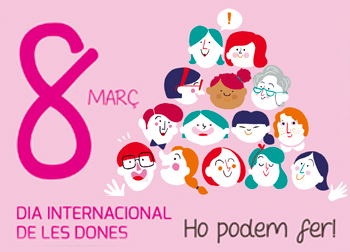 Diversos actes per commemorar avui dimarts el Dia Internacional de les Dones