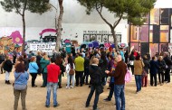 El Parc Popular va acollir ahir una nova concentració de suport a Sergio Mármol