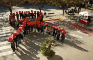 La plaça d'Antoni Baqué ha acollit aquest matí els actes del Dia de la lluita contra la sida