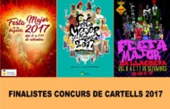 El jurat decideix les tres obres finalistes del Concurs de cartells de la Festa Major