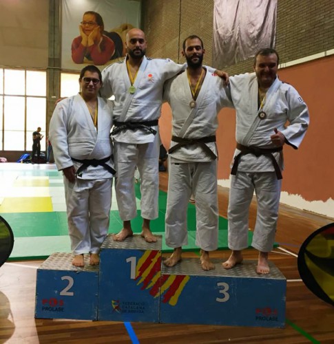 Daniel Buendía, campió de la Copa Catalunya de judo, i Zarina Kulaeva, bronze