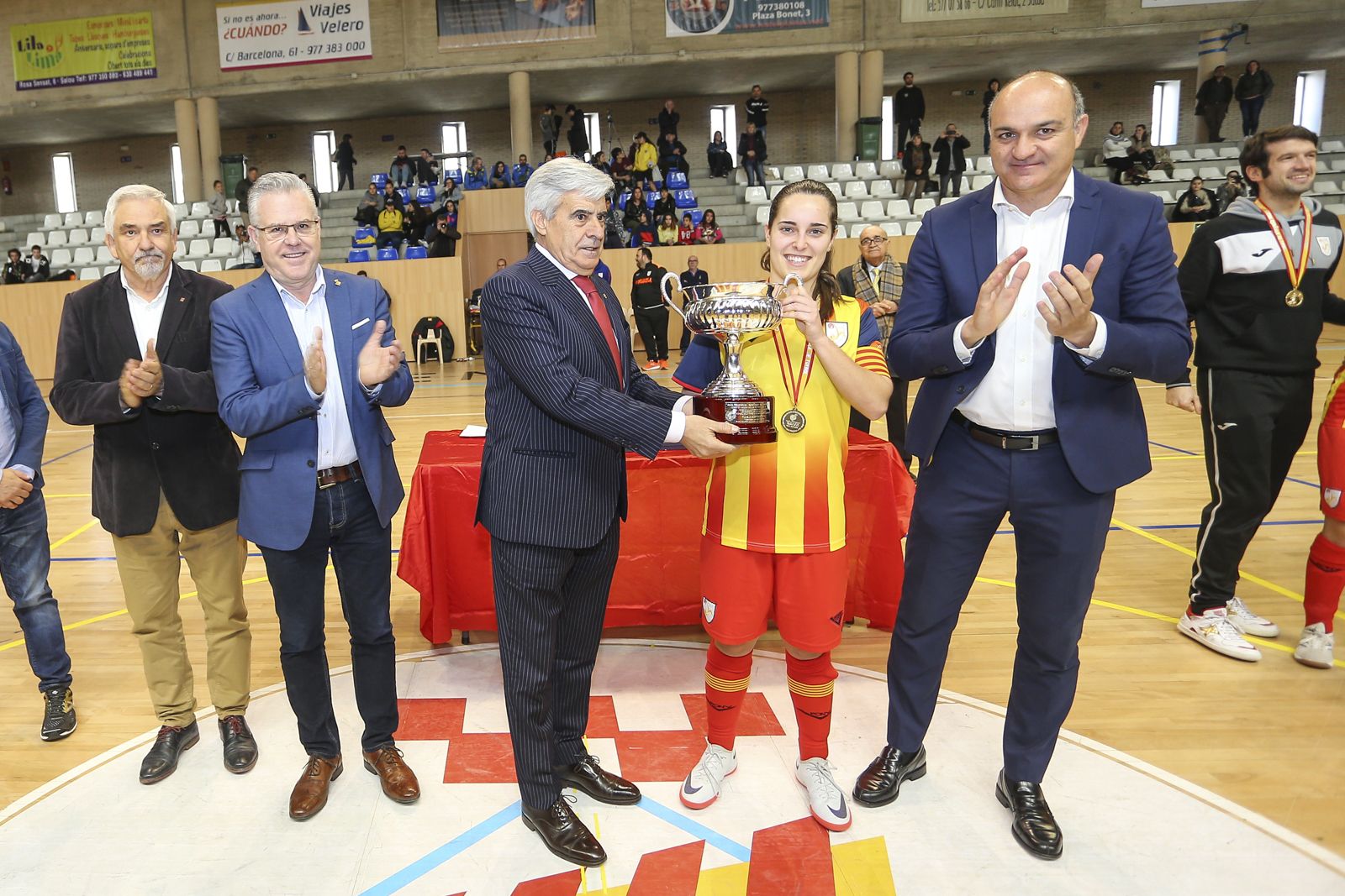 Sonia Blanco, campiona d'Espanya amb la selecció catalana sub-21 de futbol sala