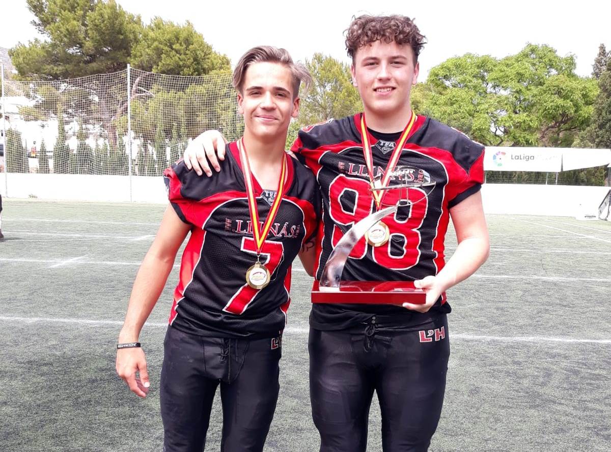 Álex Pacheco guanya el Campionat d'Espanya cadet de futbol americà