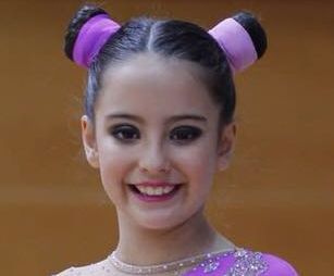 Ainara Valero, campiona de la Final Territorial de gimnàstica rítmica