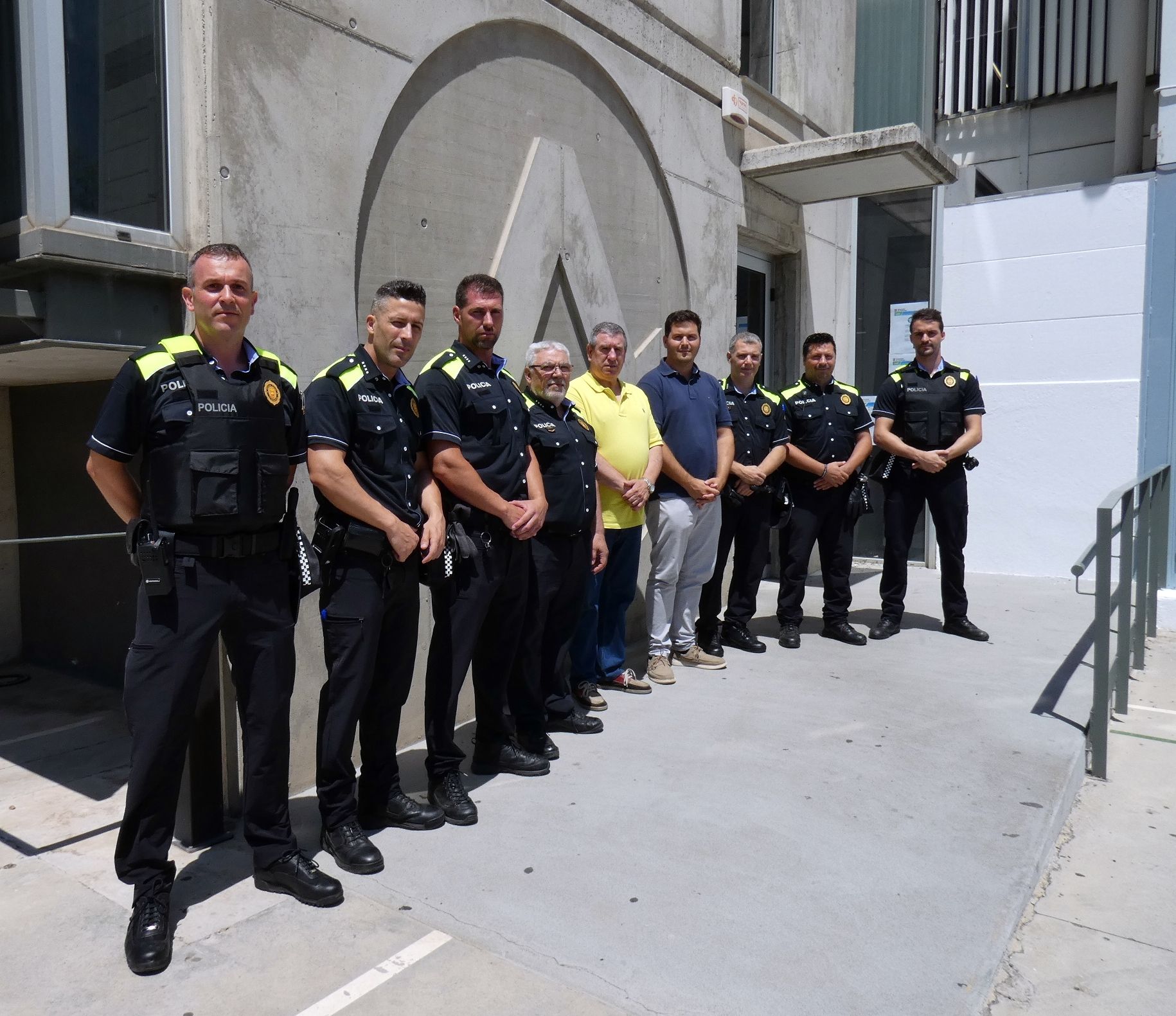 Els nous policies locals de la Llagosta han prés possessió del seu nomenament