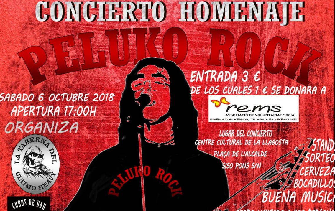 Demà dissabte, se celebrarà al Centre Cultural el Concert homenatge Peluko Rock