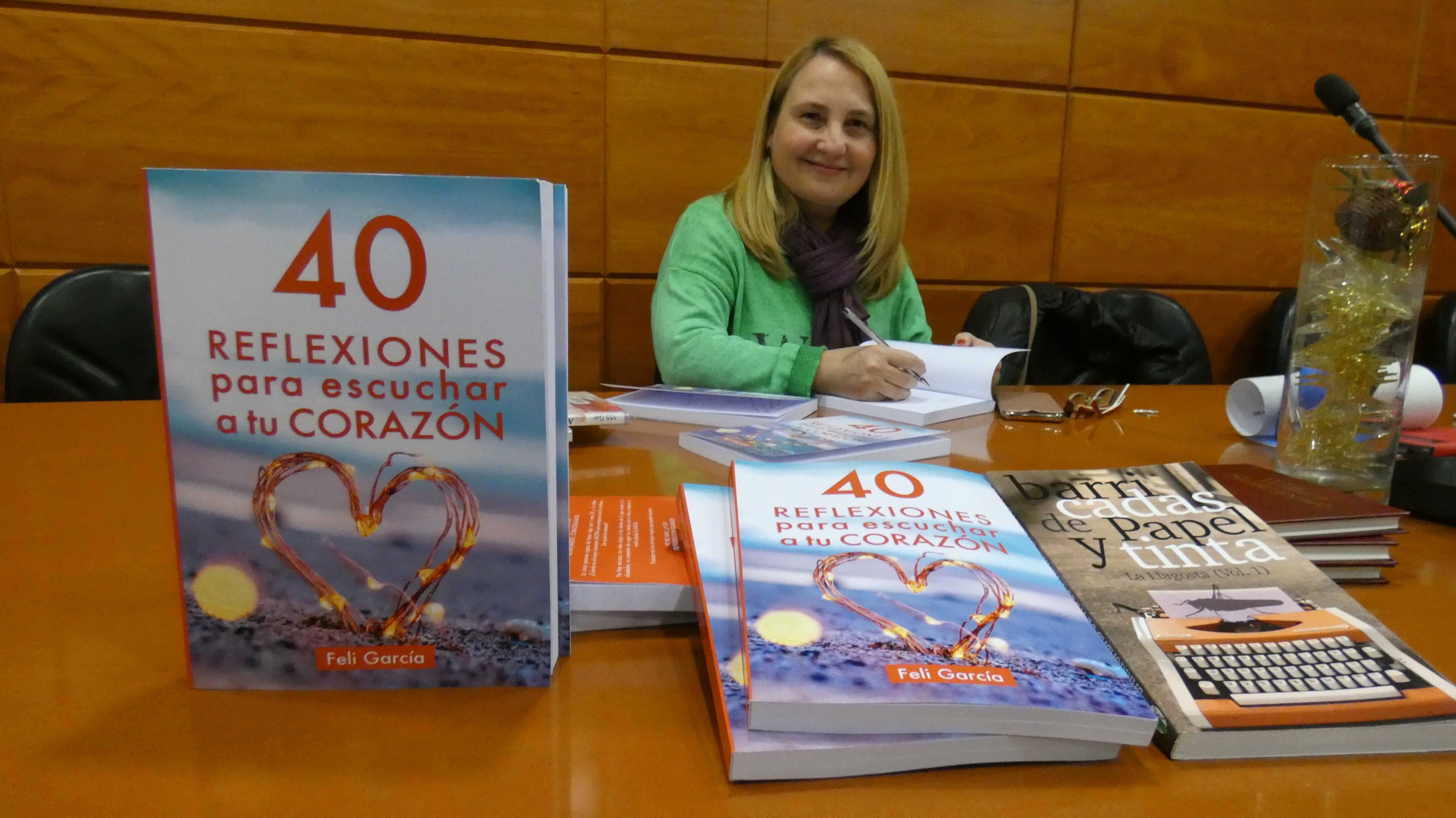 Feli García publica un nou llibre d'autoajuda, '40 reflexiones para escuchar tu corazón'