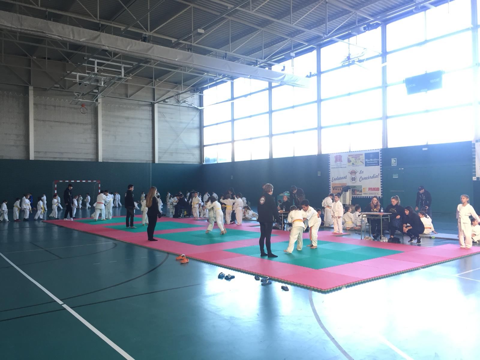 Més de 200 infants participen al Trofeu de Nadal de judo de la Llagosta