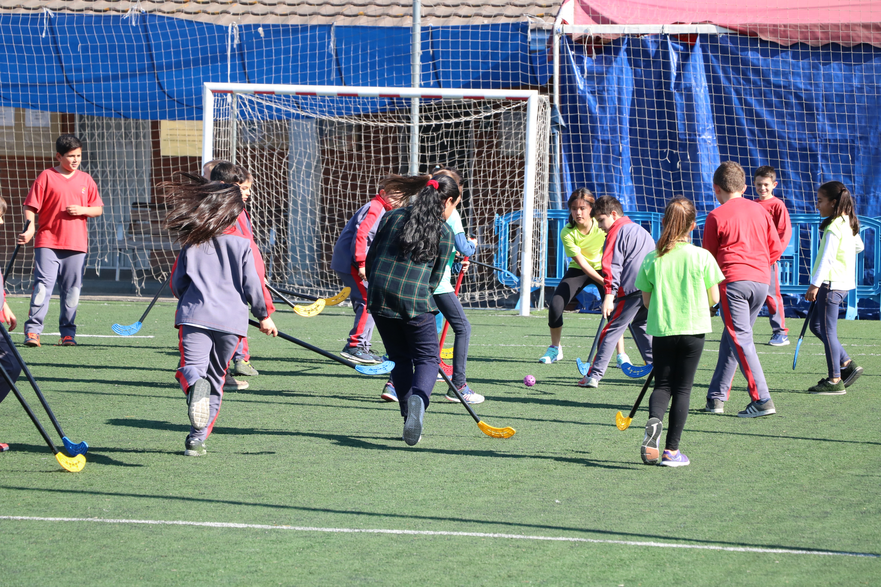L'Ajuntament ha organitzat avui una jornada multiesportiva escolar