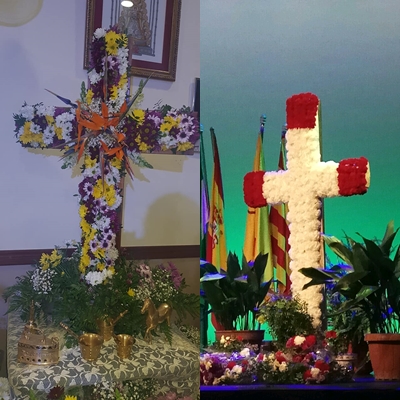 Bona acollida de les celebracions de la Cruz de Mayo que van fer la Casa de Andalucía i l'Asociación Rociera