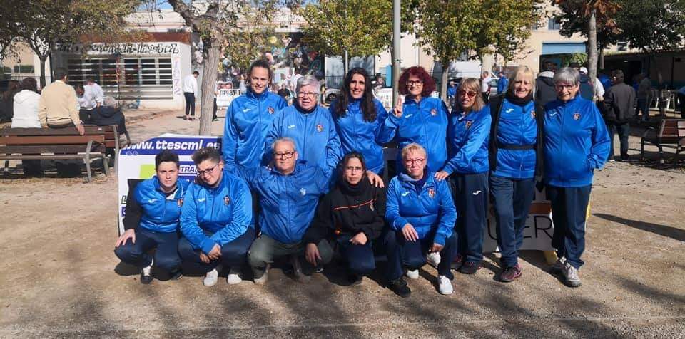 El sènior femení del Club Petanca guanya la lliga del grup 2 de la Tercera Catalana