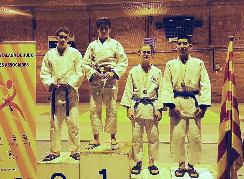 Samuel García, de l'AE Karate-Judo, subcampió de Catalunya infantil de judo