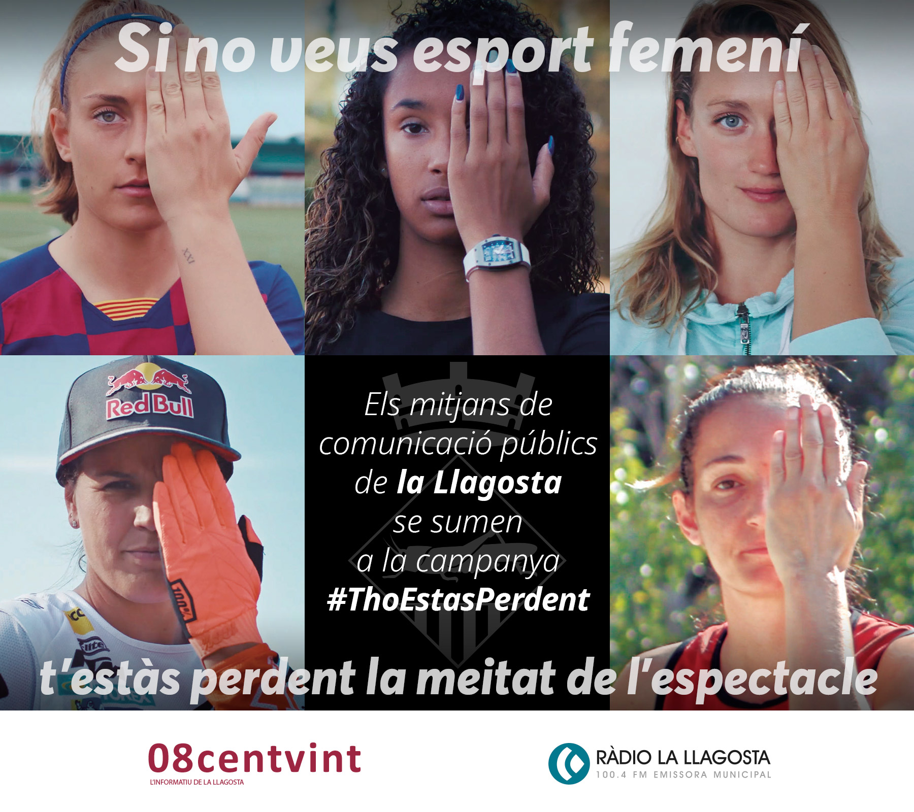 El 08centvint i Ràdio La Llagosta se sumen a la campanya T'ho estàs perdent