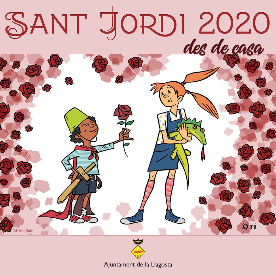 La Llagosta celebra la Diada de Sant Jordi amb activitats virtuals